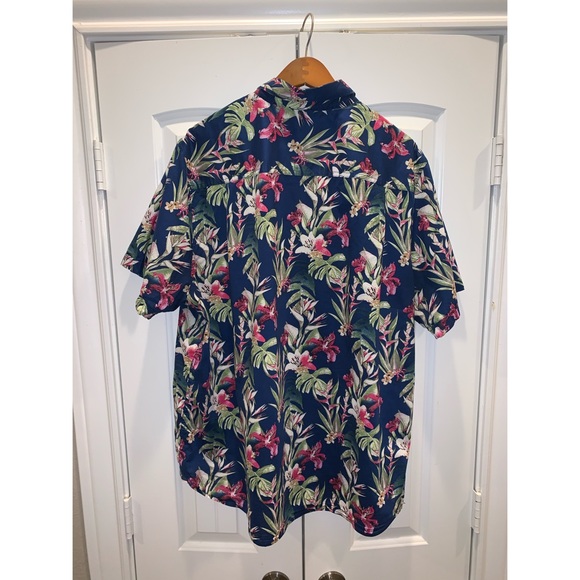 Tommy Bahama Hawaiian Button-Up Camp Shirt - Picture 3 of 5